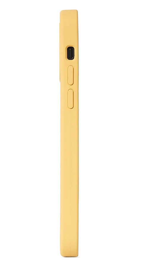 Magsafe Калъф за iPhone 12/Pro, Decoded Silicone Case, Жълт (4)