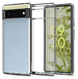 Противоударен Калъф за Google Pixel 6, Spigen Ultra Hybrid Case, Прозрачен (2)
