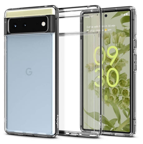 Противоударен Калъф за Google Pixel 6, Spigen Ultra Hybrid Case, Прозрачен (2)