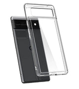 Противоударен Калъф за Google Pixel 6, Spigen Ultra Hybrid Case, Прозрачен (5)