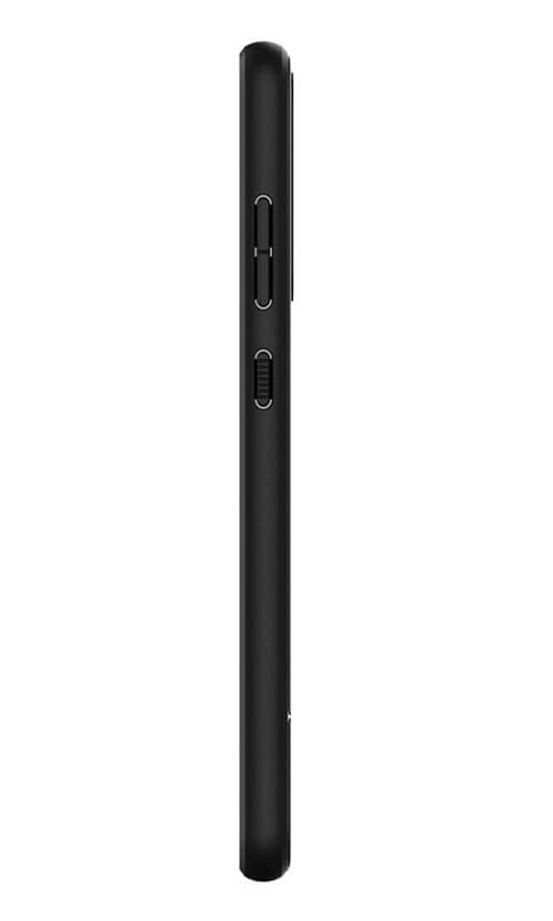 Противоударен Силиконов Калъф за Samsung A72, Spigen Core Armor Case, Черен (6)