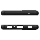 Противоударен Силиконов Калъф за Samsung A72, Spigen Core Armor Case, Черен (7)