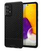 Противоударен Силиконов Калъф за Samsung A72, Spigen Core Armor Case, Черен
