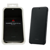 Оригинален Кожен Калъф за Huawei Mate 20 Lite Wallet Book Case, Черен (4)