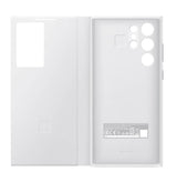 Оригинален Активен Калъф за Samsung S22 Ultra Clear View Cover Book Case EF-ZS908CWEGEE, Бял (5)