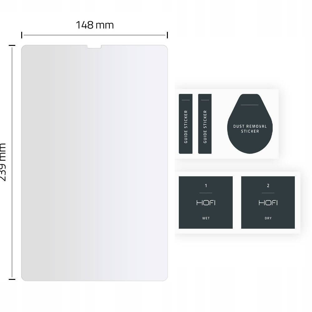 Стъклен Протектор за Lenovo Tab M10 Plus 10.3, Hofi Glass, Прозрачен (2)