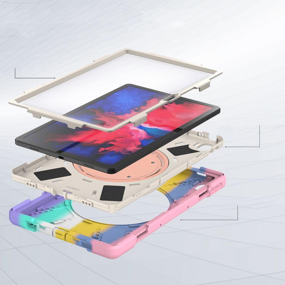 Калъф с Поставка за Lenovo Tab P11/ P11 Plus, Tech-Protect Armor-X Case, Цветен (6)