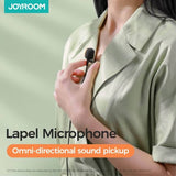 Микрофон с Шумоизолация Jack 3.5mm, Joyroom Mic Cable 2m, Черен (5)