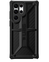 Противоударен Калъф за Samsung S22 Ultra, UAG Monarch Carbon Fiber Case, Черен (2)