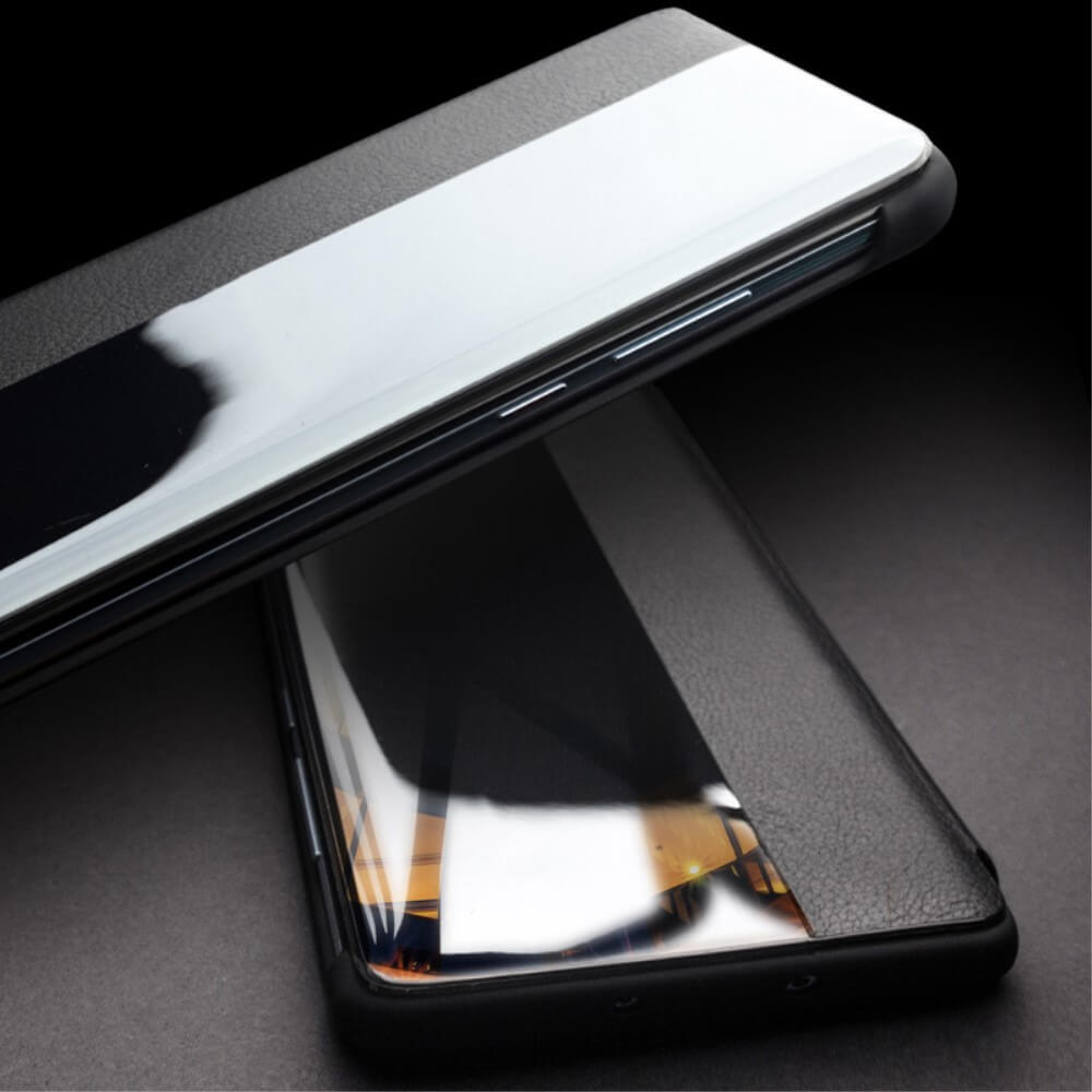 Активен Калъф за Huawei P30 Pro, Qialino Smart Book Case, Черен (3)