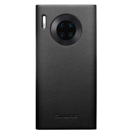 Активен Калъф за Huawei Mate 30 Pro, Qialino Smart Book Case, Черен (2)