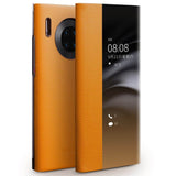 Активен Калъф за Huawei Mate 30 Pro, Qialino Smart Book Case, Кафяв