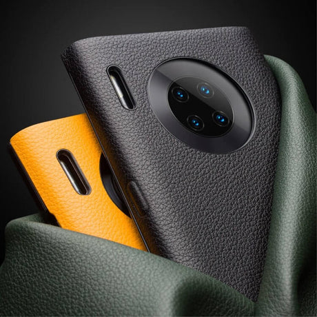 Активен Калъф за Huawei Mate 30 Pro, Qialino Smart Book Case, Черен (4)