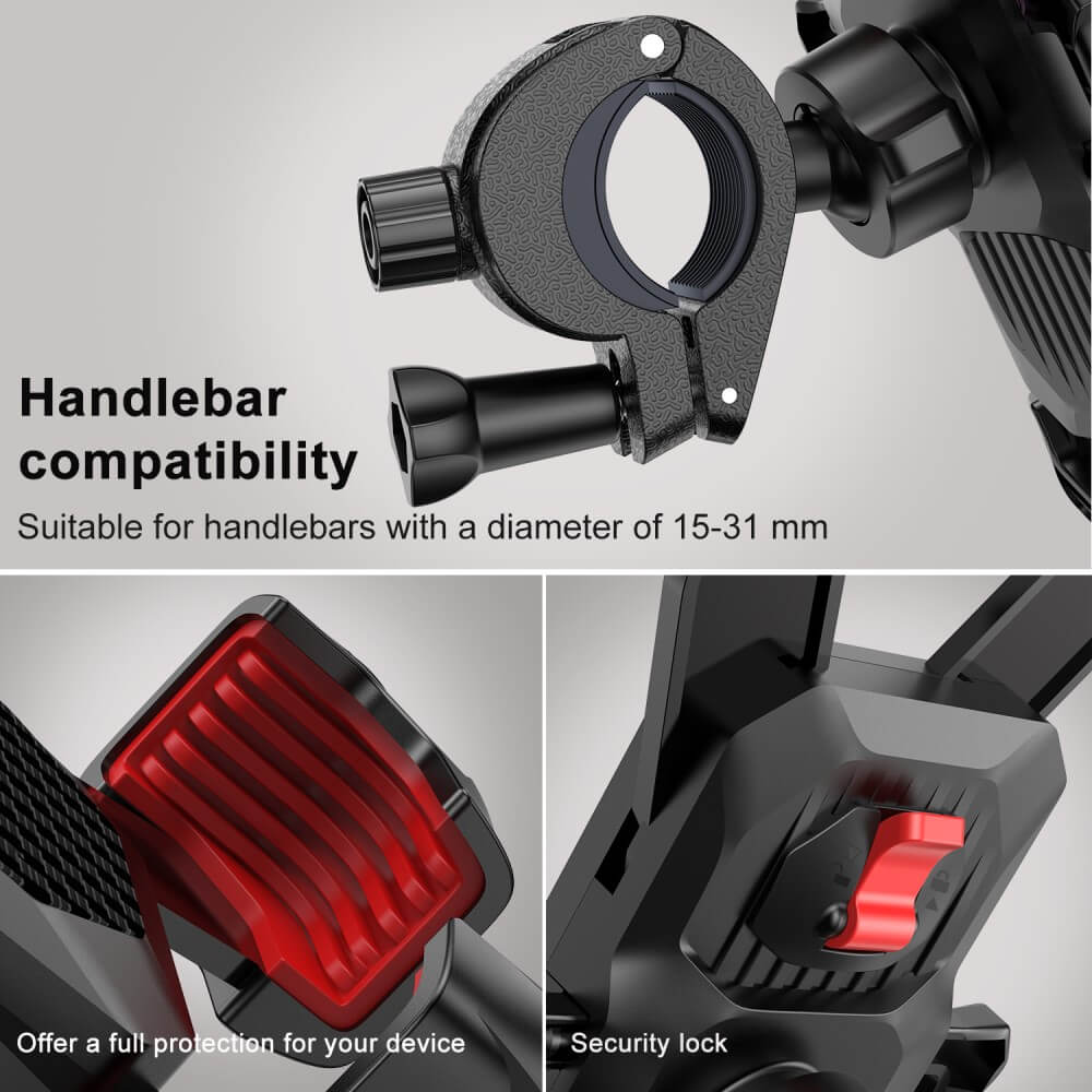 Стойка за Велосипед и Мотор, Joyroom Bike Holder 7", Черен (6)