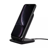 Безжично Зарядно за Телефон, Choetech Wireless Stand Charger 15W, Черен (4)