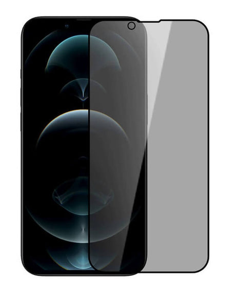 Privacy Стъклен Протектор за iPhone 12 Pro / 12, Nillkin Glass, Черен (2)