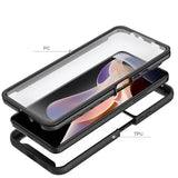 Цялостен Калъф за Xiaomi Redmi Note 11 Pro Plus, Tech-Protect Defense 360 Case, Черен (2)