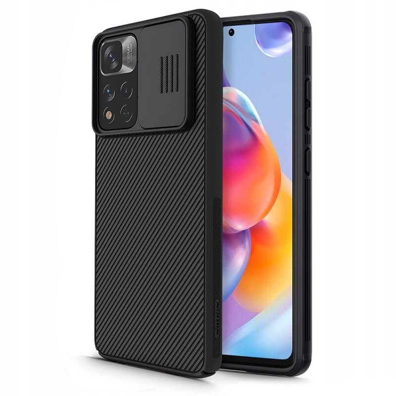 Калъф с Плъзгач за Камера за Xiaomi Redmi Note 11 Pro Plus, Nillkin CamShield Case, Черен