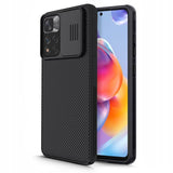 Калъф с Плъзгач за Камера за Xiaomi Redmi Note 11 Pro Plus, Nillkin CamShield Case, Черен