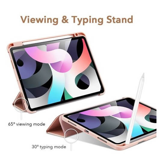 Калъф за iPad iPad Air 11" 2026-2020, ESR Rebound Case, Розов (4)
