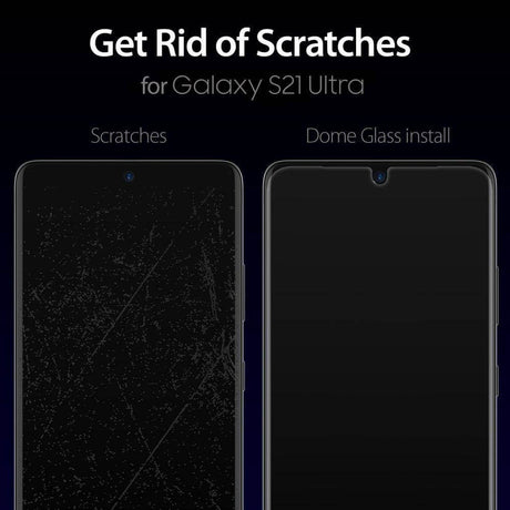 Стъклен Протектор за Samsung S21 Ultra, Whitestone Dome UV Glass x2, Прозрачен (7)