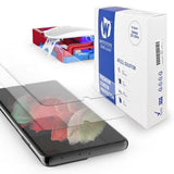 Стъклен Протектор за Samsung S21 Ultra, Whitestone Dome UV Glass x2, Прозрачен (2)