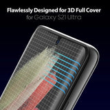 Стъклен Протектор за Samsung S21 Ultra, Whitestone Dome UV Glass x2, Прозрачен (3)