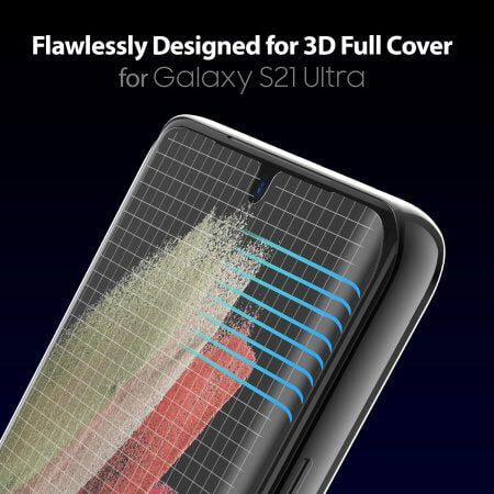 Стъклен Протектор за Samsung S21 Ultra, Whitestone Dome UV Glass x2, Прозрачен (3)