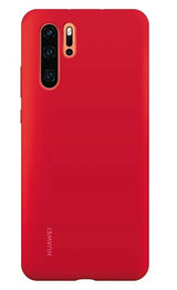 Оригинален Силиконов Калъф за Huawei P30 Pro Soft Silicone Case, Червен (2)