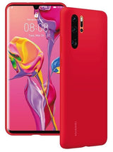 Оригинален Силиконов Калъф за Huawei P30 Pro Soft Silicone Case, Червен