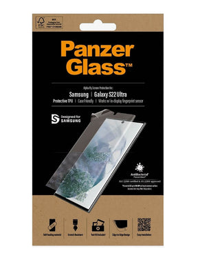 Гъвкав Протектор за Samsung S22 Ultra, Panzer TPU Glass, Прозрачен