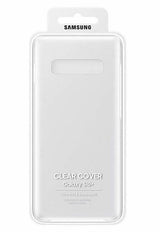 Оригинален Калъф за Samsung S10 Plus Clear Cover Case EF-QG975CTEGWW, Прозрачен (4)