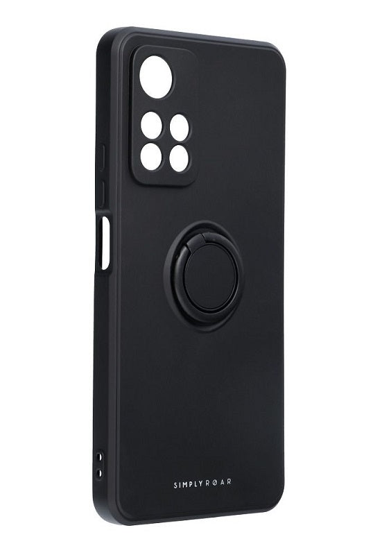 Силиконов Калъф с Поставка за Xiaomi Redmi Note 11 Pro, Roar Amber Case, Черен