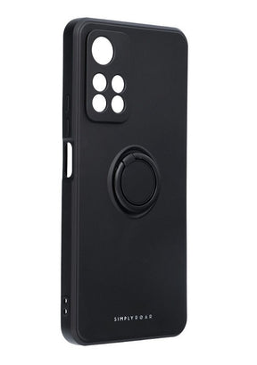 Силиконов Калъф с Поставка за Xiaomi Redmi Note 11 Pro, Roar Amber Case, Черен