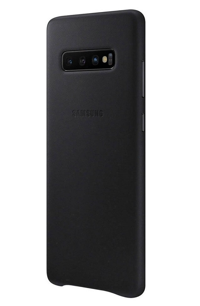 Оригинален Кожен Калъф за Samsung S10 Plus, Leather Cover Case EF-VG975LBEGWW, Черен (3)