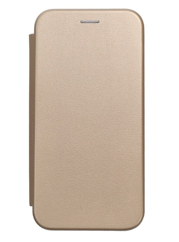 Кожен Калъф за Samsung A03S, Forcell Elegance Book Case, Златист