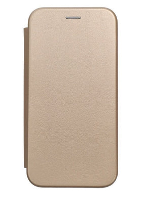 Кожен Калъф за Samsung A03S, Forcell Elegance Book Case, Златист