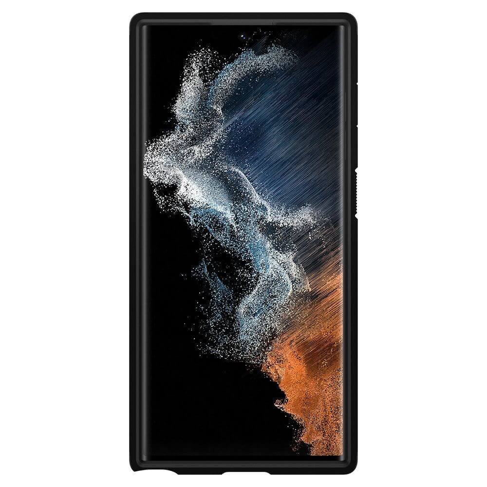 Противоударен Хибриден Калъф за Samsung S22 Ultra, Spigen Tough Armor Case, Зелен (3)