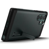 Противоударен Хибриден Калъф за Samsung S22 Ultra, Spigen Tough Armor Case, Зелен (2)