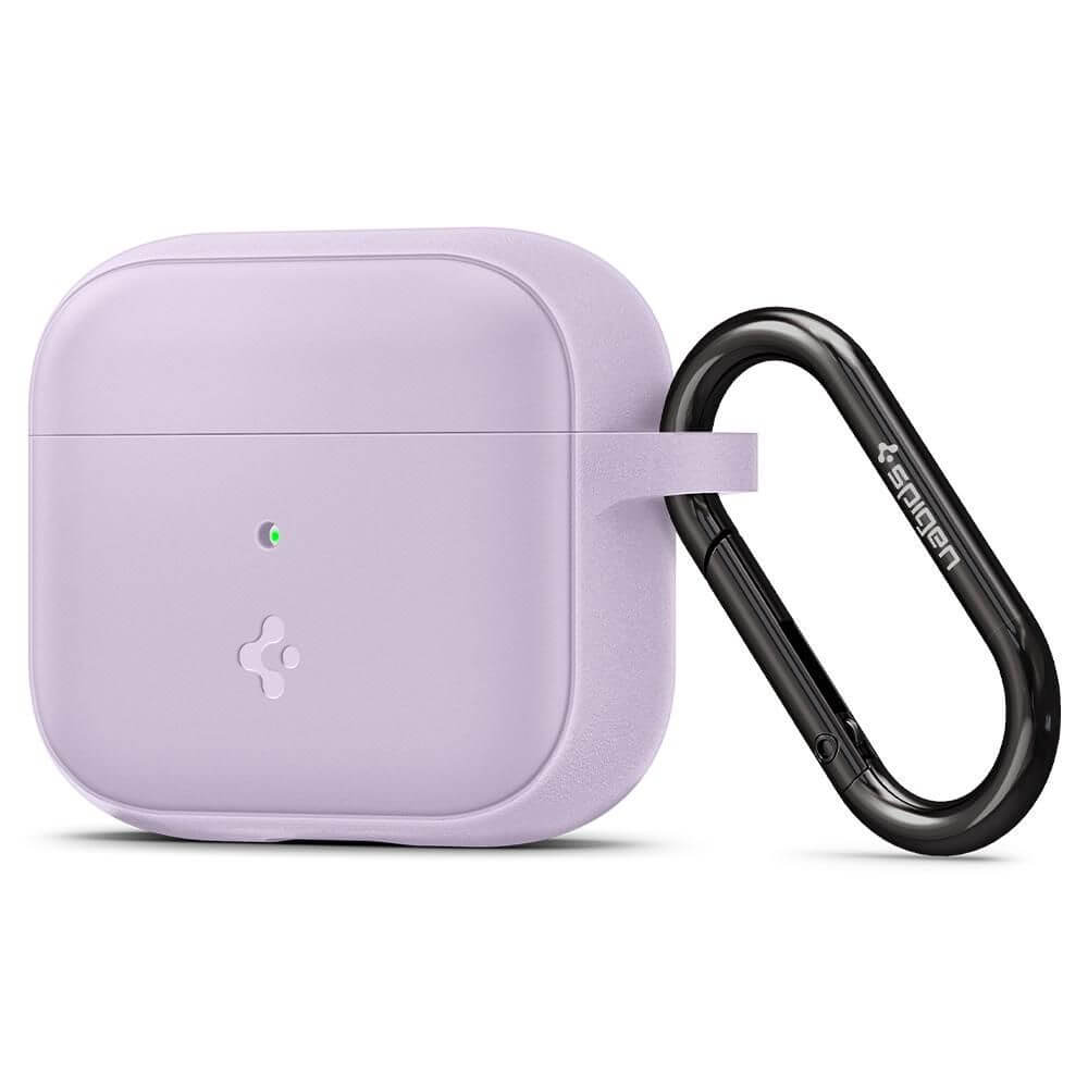 Противоударен Калъф за Apple AirPods 3, Spigen Thin Fit Case, Лилав
