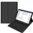 Калъф с Клавиатура за iPad 9/ 8/ 7 10.2", Bluetooth Keyboard Case, Черен