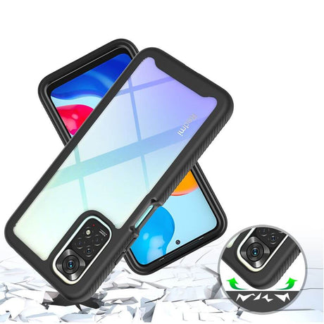 Цялостен Калъф за Xiaomi Redmi Note 11, Tech-Protect Defense 360 Case, Черен (4)