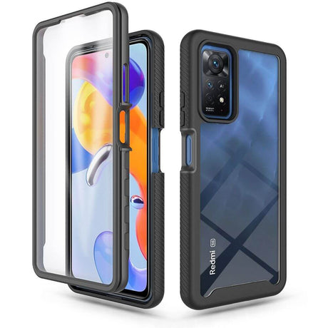 Цялостен Калъф за Xiaomi Redmi Note 11 Pro, Tech-Protect Defense 360 Case, Черен