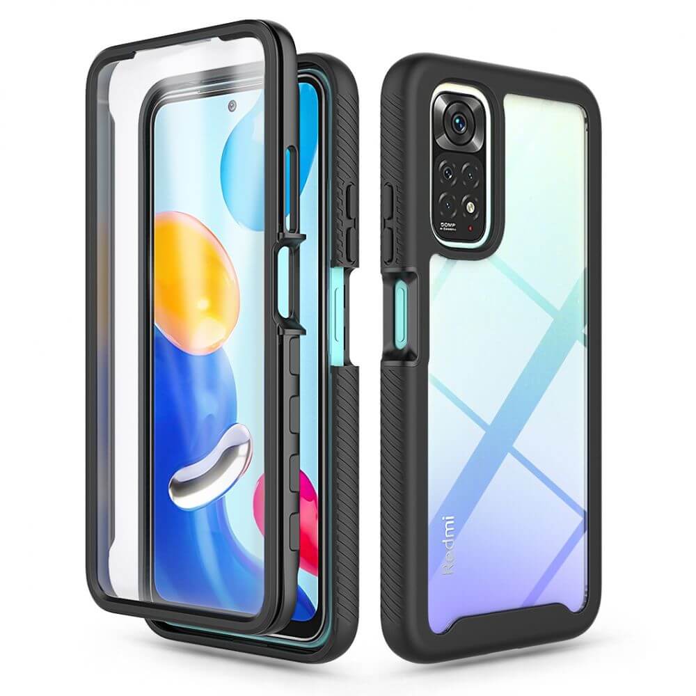 Цялостен Калъф за Xiaomi Redmi Note 11, Tech-Protect Defense 360 Case, Черен