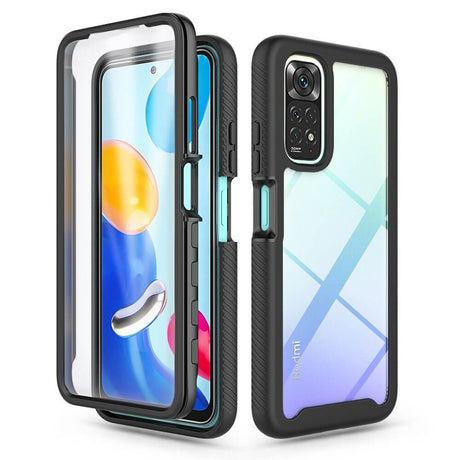 Цялостен Калъф за Xiaomi Redmi Note 11, Tech-Protect Defense 360 Case, Черен