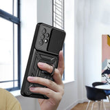 Калъф с Предпазител за Камера и Стойка за Samsung A13 4G, Tech-Protect Kickstand Pro Case, Черен (4)