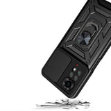 Калъф с Предпазител за Камера за Xiaomi Redmi Note 11, Tech-Protect Kickstand Pro Case, Черен (2)