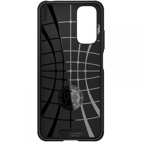 Противоударен Калъф за Xiaomi Redmi Note 11, Spigen Rugged Armor Case, Черен (6)