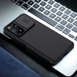 Калъф с Плъзгач за Камера за Xiaomi Redmi Note 11 Pro, Nillkin CamShield Case, Черен (6)