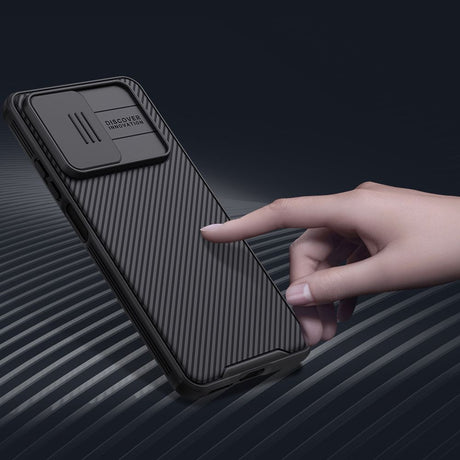 Калъф с Плъзгач за Камера за Xiaomi Redmi Note 11 Pro, Nillkin CamShield Case, Черен (3)